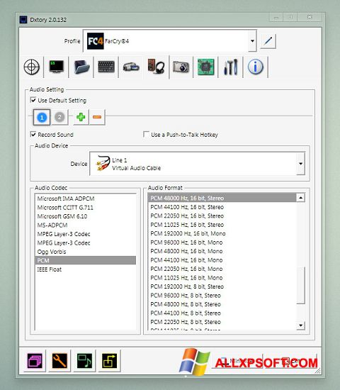 スクリーンショット Dxtory Windows XP版