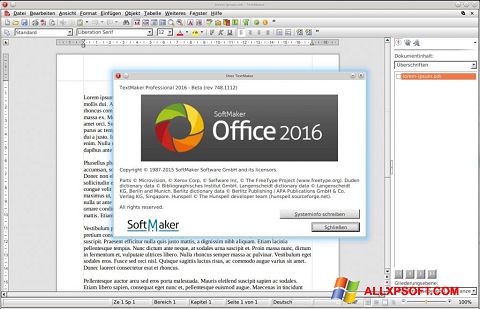 スクリーンショット SoftMaker Office Windows XP版