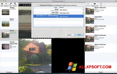 スクリーンショット IP Camera Viewer Windows XP版