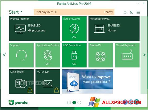 panda cloud antivirus jak na Windows XP