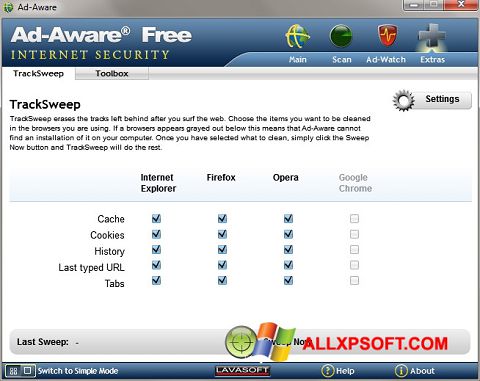スクリーンショット Ad-Aware Windows XP版