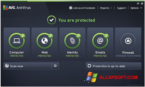 スクリーンショット AVG AntiVirus Pro Windows XP版