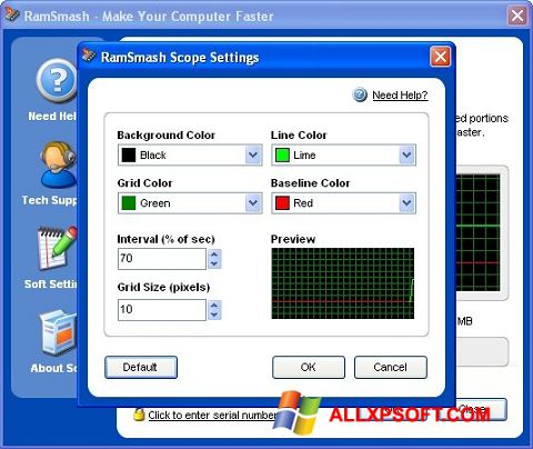 スクリーンショット RamSmash Windows XP版