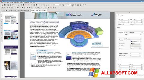 スクリーンショット Master PDF Editor Windows XP版