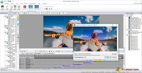 スクリーンショット VSDC Free Video Editor Windows XP版
