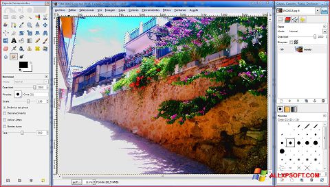 スクリーンショット GIMP Windows XP版