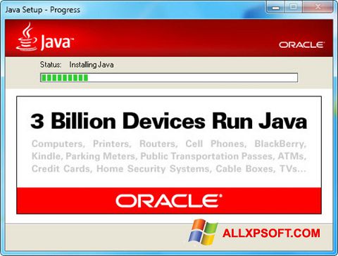 スクリーンショット Java Runtime Environment Windows XP版