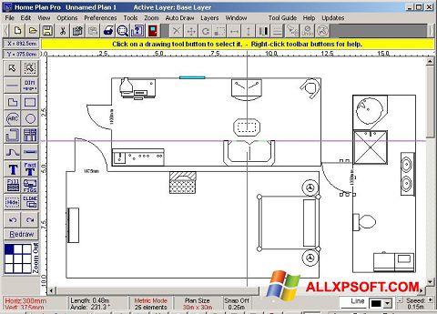 スクリーンショット Home Plan Pro Windows XP版