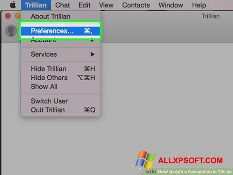スクリーンショット Trillian Windows XP版