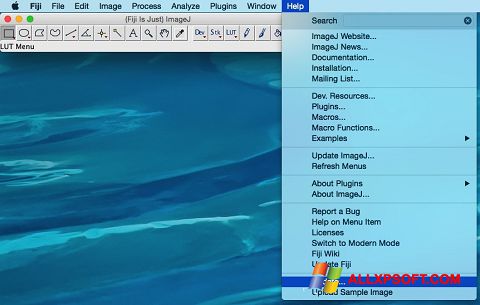 スクリーンショット ImageJ Windows XP版