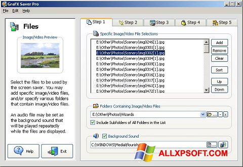 スクリーンショット VideoSaver Windows XP版