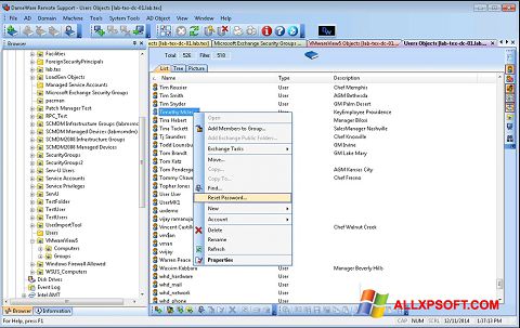スクリーンショット Remote Administration Tool Windows XP版