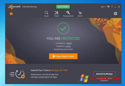 スクリーンショット Avast Internet Security Windows XP版