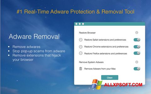 スクリーンショット Adware Removal Tool Windows XP版