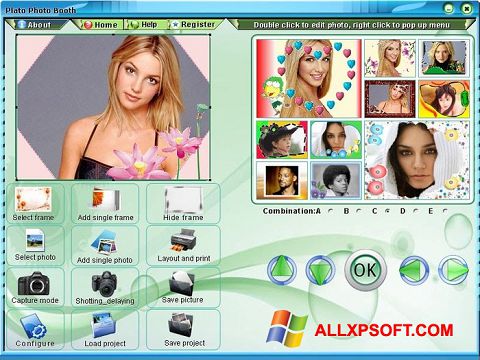 スクリーンショット Photo Booth Windows XP版