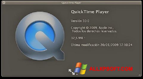 スクリーンショット QuickTime Windows XP版