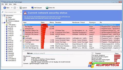 スクリーンショット Security Task Manager Windows XP版