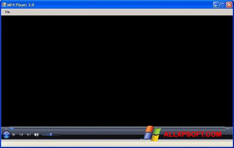 スクリーンショット MP4 Player Windows XP版