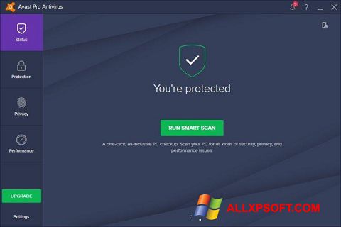 スクリーンショット Avast! Pro Antivirus Windows XP版
