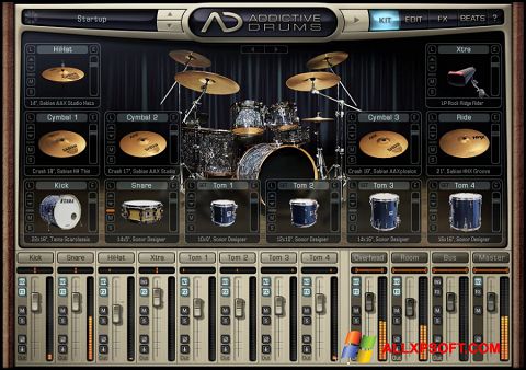 スクリーンショット Addictive Drums Windows XP版