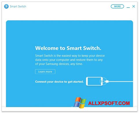 スクリーンショット Samsung Smart Switch Windows XP版