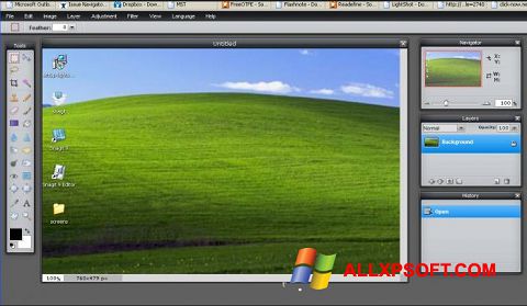 スクリーンショット LightShot Windows XP版