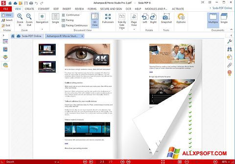 スクリーンショット Soda PDF Windows XP版