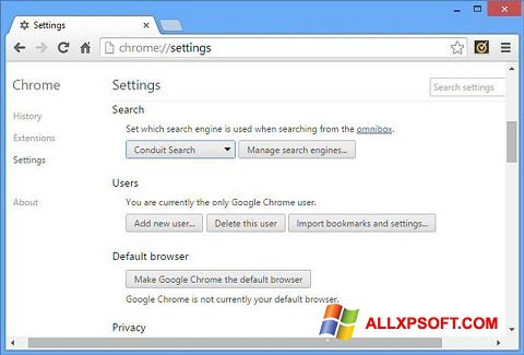 スクリーンショット Chrome Cleanup Tool Windows XP版