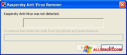 スクリーンショット KAVremover Windows XP版